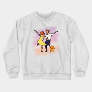 Purrfect Sunset Dance Crewneck Sweatshirt